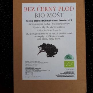 BIO Bez černý Mošt 2L