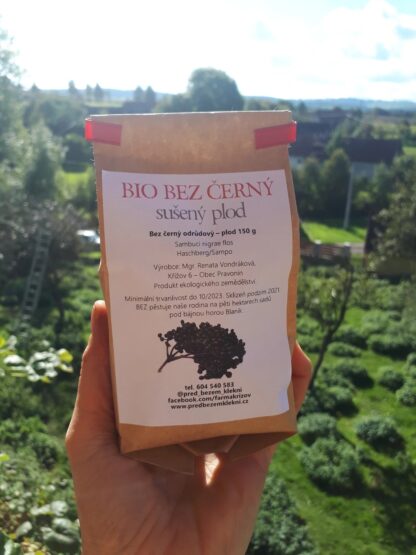 BIO Bez černý sušený plod 150g