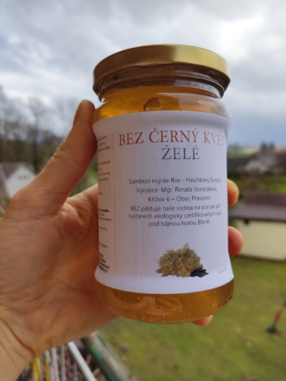 bezové želé