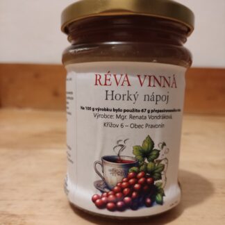 Horký nápoj z révy vinné